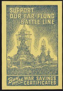 Great Britain - WWII Label Mint never hinged.