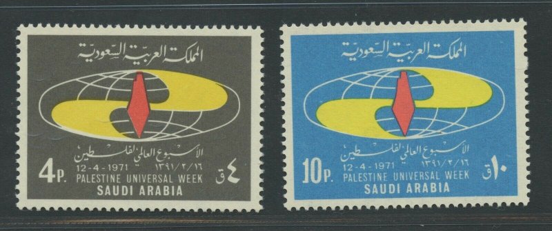 SAUDI ARABIA SCOTT# 639-640 MINT NEVER HINGED AS SHOWN