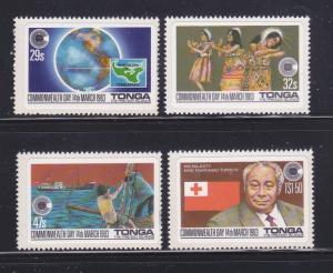 Tonga 537-540 Set MNH Commonwealth Day