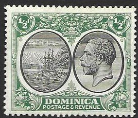 Dominica 65   1923   unused