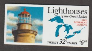 U.S.  Scott #2973a BK230 Great Lakes Lighthouses Stamp - Mint NH Booklet
