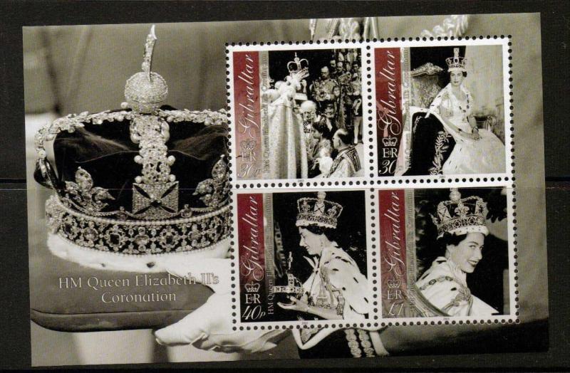 GIBRALTAR SGMS1035 2003 CORONATION MNH