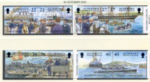 Alderney 2001 Garrison Island Set SGA176/A183 Unmounted Mint