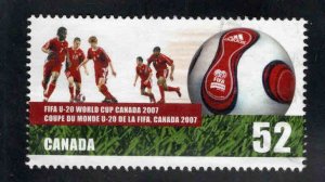 CANADA Scott 2220  Used lightly canceled soccer stamp