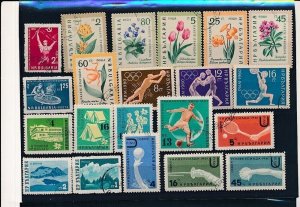 D397766 Bulgaria Nice selection of VFU Used stamps