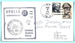 U.S. Navy Recovery Force Apollo 15 U.S.S. Austin FDC