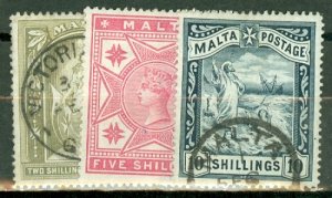 IC: Malta 14, 17-8 used CV $187.50