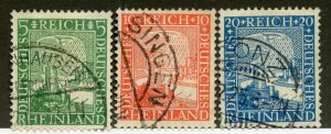 Germany, Scott #347-49, Used, complete set