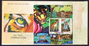 INDIA - 2011 CHILDREN'S DAY - MS - FDC