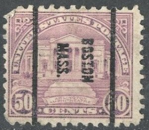 United States - SC#570 - USED PRECANCEL BOSTON, MASS. -1922 - Item USAA053