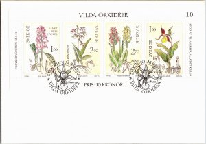 Sweden, Worldwide First Day Cover, Flowers