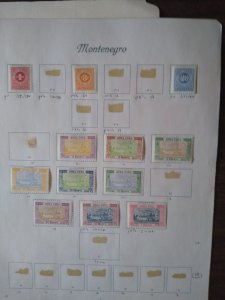 collection on pages Montenegro earlies DV: CV $41