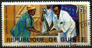 Guinea  Sc#474 Used, 75fr multi, Research Institute for Applied Biology (1967...