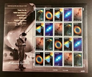 3384-3388   Edwin Hubble Space Telescope  Lot of 10 sheets FV $66  2000
