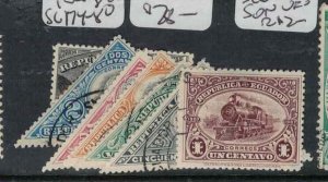 Ecuador Triangle Stamps SC 174-80 VFU (9giz)