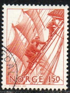 Norway Sc #784 Used