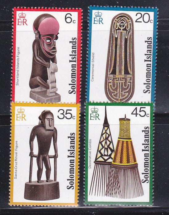 Solomon Islands 364-367 Set MNH Artifacts