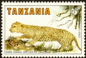 Tanzania 259 - Mint-NH - 4sh Leopard (1984) (cv $1.80) +