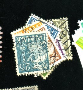 DENMARK #232-8 USED F-VF Cat $33