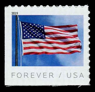 USA 5345 Mint (NH) US Flag (BCA) Booklet Forever Stamp