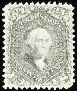 US Stamps # 78 MH XF Brite And Fresh Scott Value $2,750.00