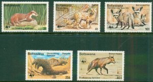 BOTSWANA 182-86 MNH CV $59.75 BIN $30.00