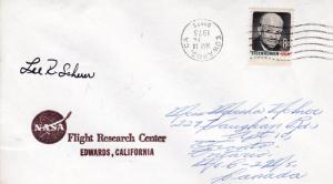 U.S. Space Cover NASA signed by Lee Scherer Director Kennedy Space Center