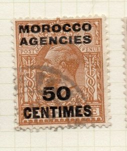 Morocco Agencies French Zone 1919-24 Issue Used 50c. Optd Surcharged NW-180644