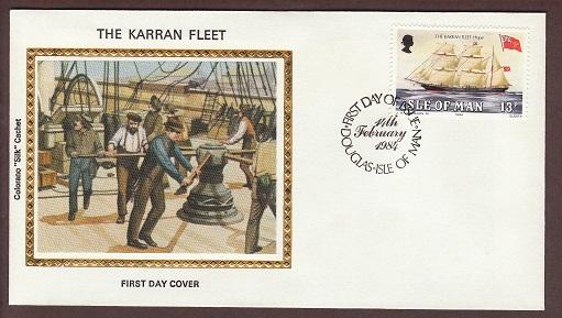 Isle of Man Sailing Ship 1984 Colorano U/A FDC BIN 13100