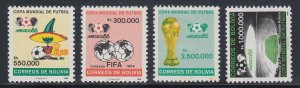 Bolivia Scott #723-726 MH
