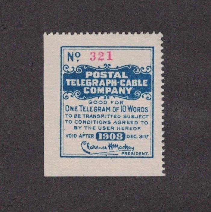 Scott 15T29 - Telegraph Stamp. Single. MH. OG.        #02 15T29