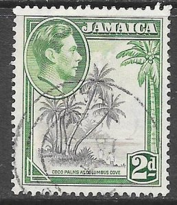 Jamaica 119a: 2d George VI, used, F-VF