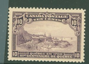 Canada #101 Unused Single