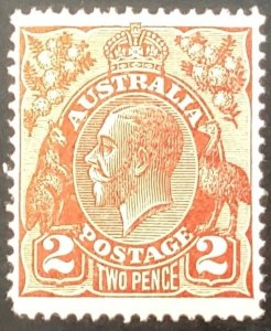 Australia #71 Mint Never Hinged 2p King George V