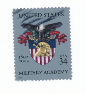 USA 2001 - Scott 3560 used - 34c, US Military Academy