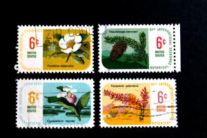 US #1376-1379 Used Complete Set 1969 6c Botanical Congress