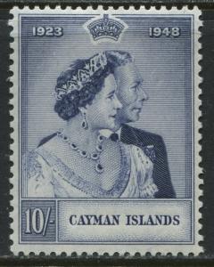 Cayman Islands KGVI 1948 Silver Wedding 10/  mint o.g.