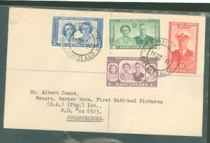 Basutoland 35-8 Royal visit 1st day cover Feb 17 1947 addressed