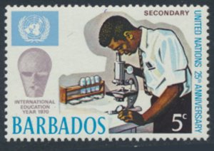 Barbados  SC# 345  MNH Education    see details & scans