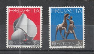 Switzerland  Scott#  594-595  MNH  (1974 Europa)