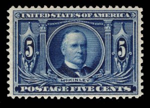 US STAMPS # 326 MINT OG NH VF CV. $180 LOT #7969
