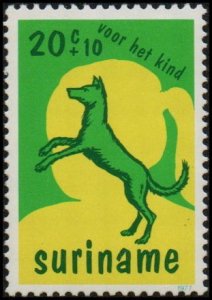Suriname B241 - Mint-NH - 20c+10c Dog (1977) (cv $0.55)