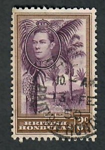 British Honduras #117 used single