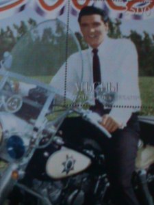 ​RUSSIA-AIbChbI-1999-ROCK & ROLL MOVIE STAR-ELVIS-MNH-S/S-VERY FINE