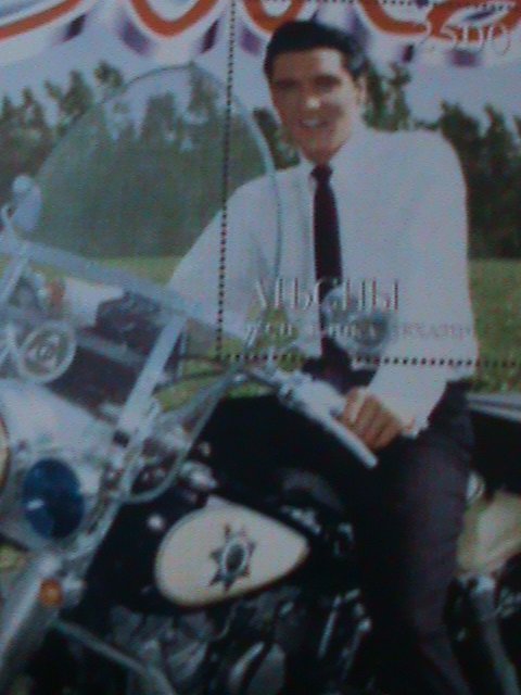​RUSSIA-AIbChbI-1999-ROCK & ROLL MOVIE STAR-ELVIS-MNH-S/S-VERY FINE