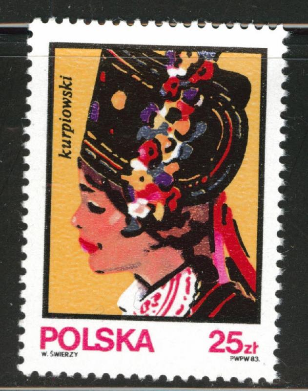 Poland Scott 2599 MNH** 1983 tradition hat stamp