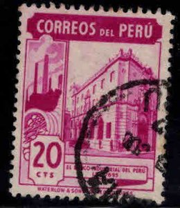 Peru  Scott  379 Used stamp Waterlow printing