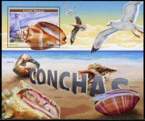 GUINEA BISSAU 2017  SHELLS   SOUVENIR SHEET MINT NH