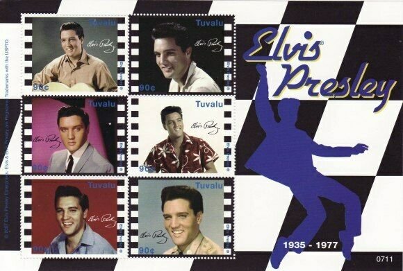 Tuvalu - Elvis Presley On Stamps -  Sheet TUV0711