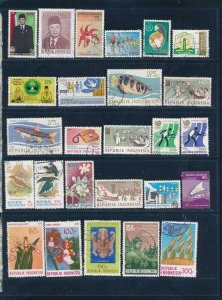 D388298 Indonesia Nice selection of VFU Used stamps